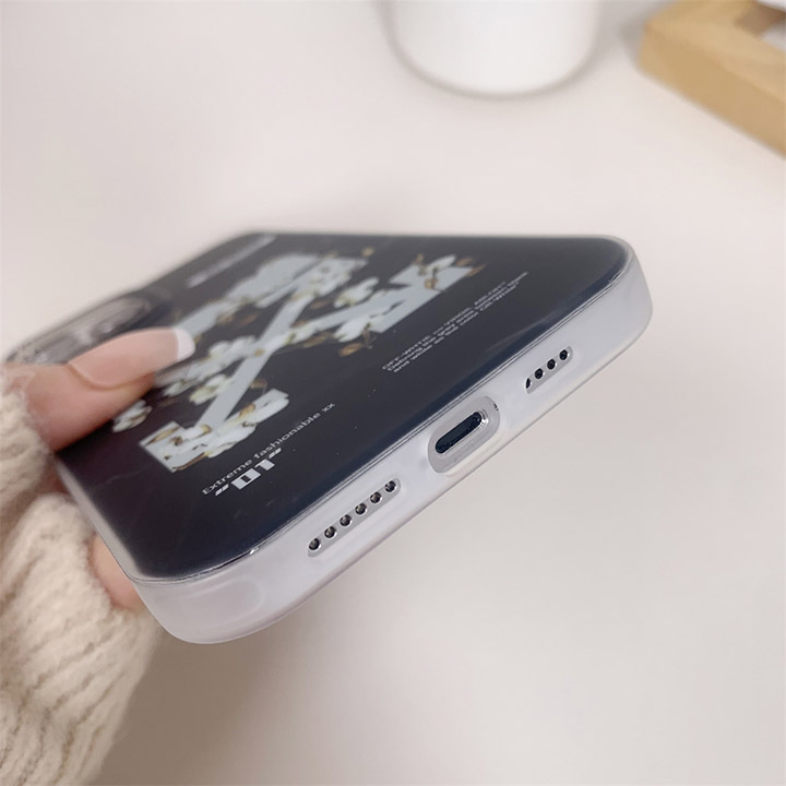 ブランド 携帯ケース アイフォン12 off white 