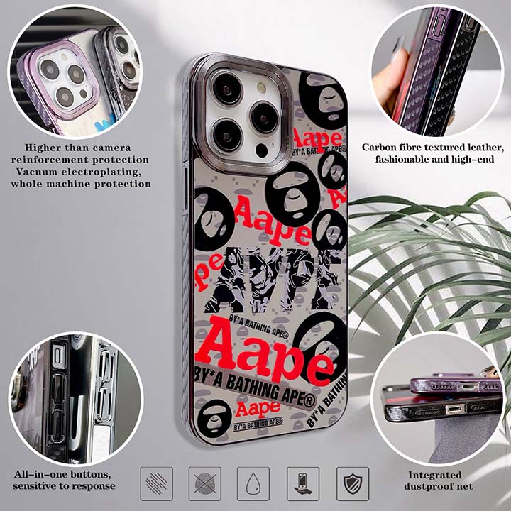 iphone15プロmax aape エイプ 携帯ケース 